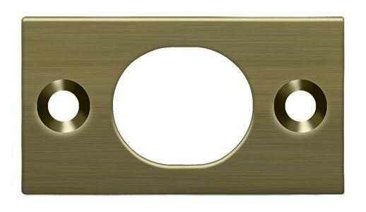 DELTANA Deltana SP6FBU5 Strike Plate Flush Bolt Antique Brass