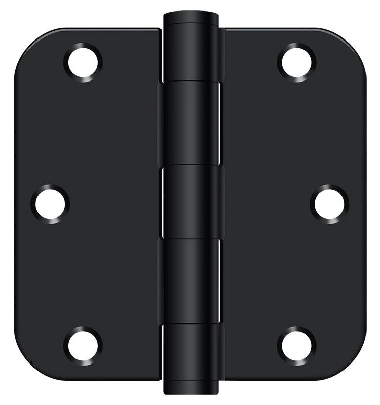 DELTANA Deltana S35R5HD1B Heavy Duty Radius Door Hinge Flat Black