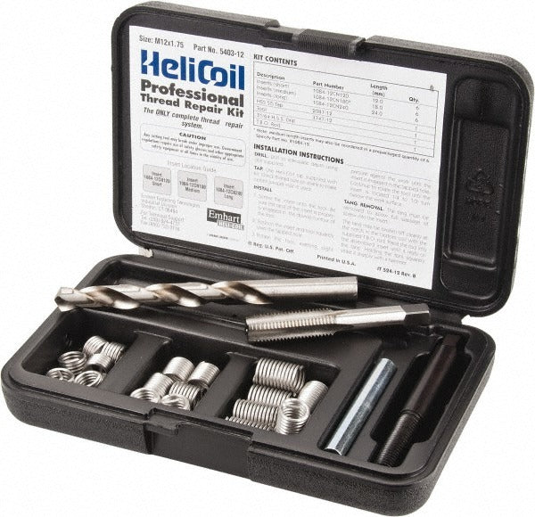 HELI-COIL Heli-coil 5403-12 M12 X 1.75 Thread Repair Kit 18 Inserts