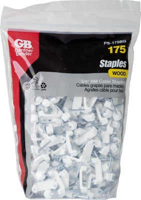 GARDNER BENDER Ecm Industries Llc PS-175BG Plastic Cable Staple 175 Pack