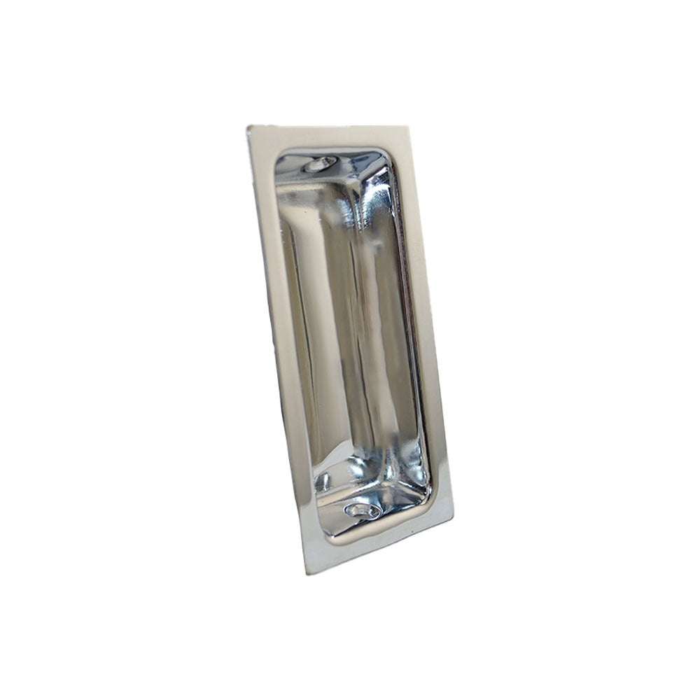 IVES Ives 227B26 Large Rectangular Flush Pull Bright Chrome