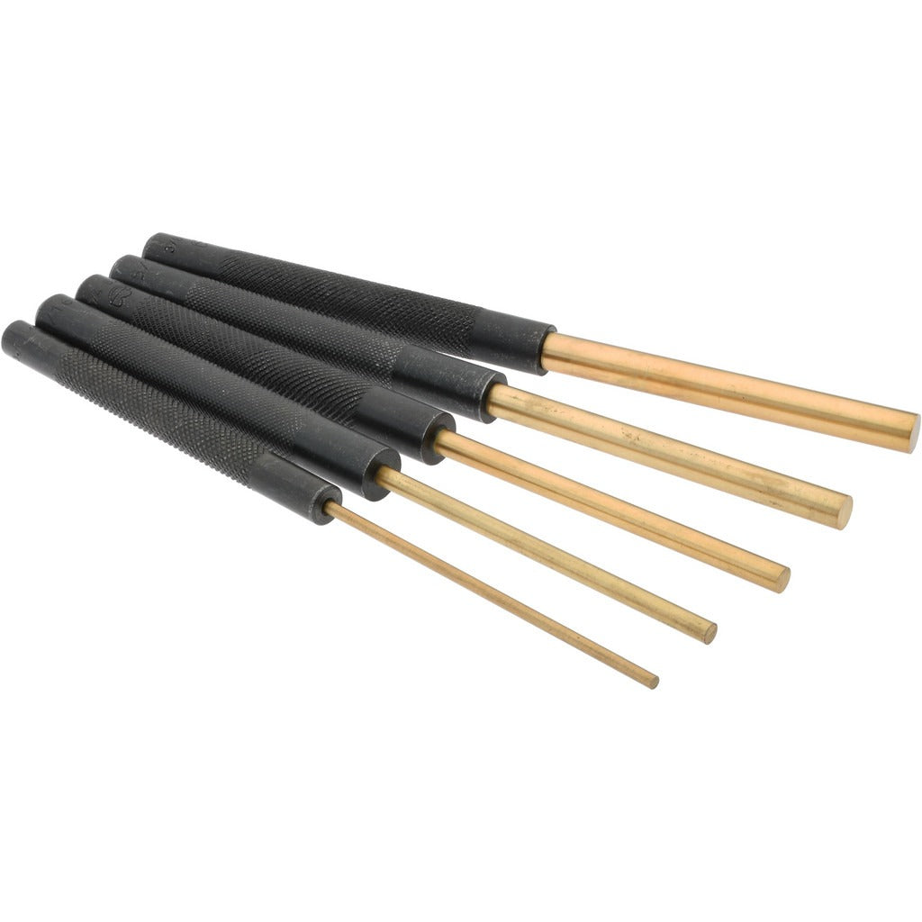 SPIROTHERM Spi 95-715-9 Pin Punch Set 5 Piece Extra Long