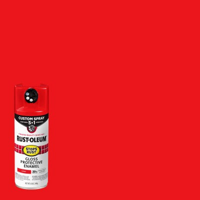 RUST-OLEUM Rust-oleum 376889 Gloss Cherry Spray Paint 12 Oz