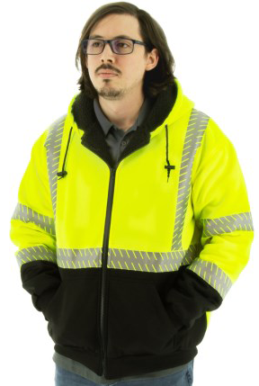 MAJESTIC Majestic 75-5337/x4 Hi-vis Class 3 Fleece Jacket 4XL