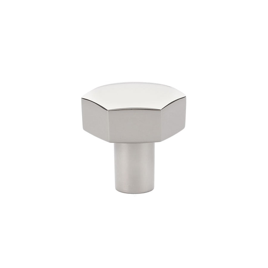 EMTEK Emtek 86457US14 Mod Hex Cabinet Knob Polished Nickel