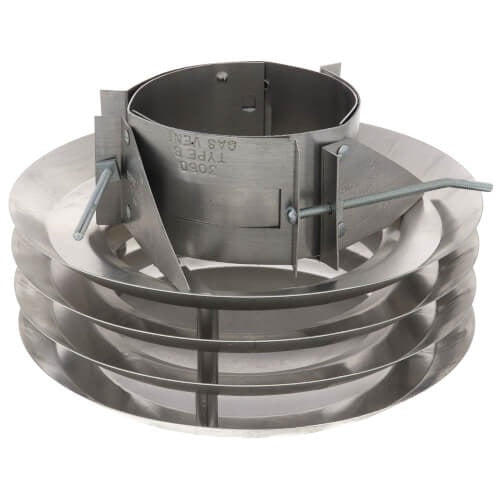 DIVERSITECH DiversiTech 6-3050 Versa Cap Aluminum Adjustable Vent Cap 2-7/8-5 in
