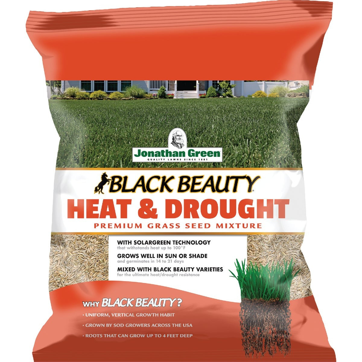 JONATHAN GREEN Jonathan Green 10515 Heat Drought Grass Seed 7 Lb