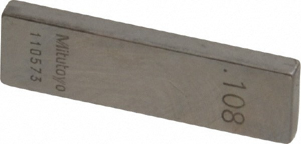 MITUTOYO Mitutoyo 611148-531 Steel Gage Block 0.108 in Grade 0