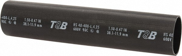 THOMAS & BETTS Thomas Betts HS40-400 Heat Shrink Sleeve 3:1 Black