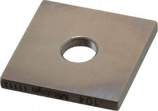 MITUTOYO Mitutoyo 614144-531 Square Steel Gage Block 0.104 in