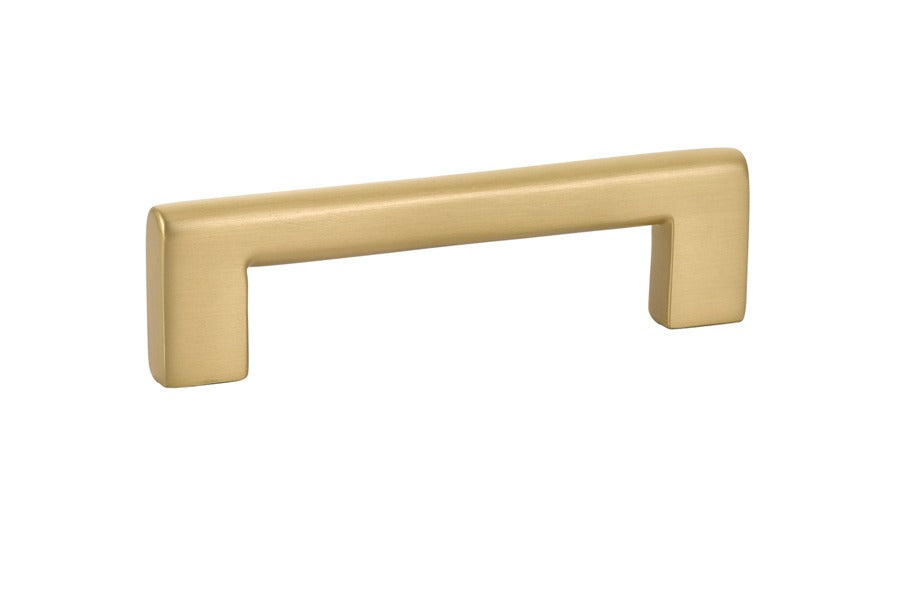 EMTEK Emtek 86163US4 Trail Cabinet Pull 4in Ctc Satin Brass