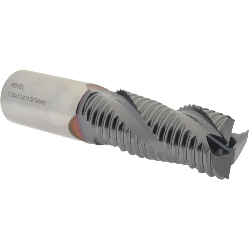 HERTEL Hertel 75987800 Roughing End Mill 1-1/4 in Cobalt Ticn