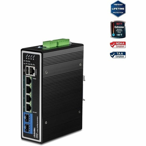 TRENDNET Trendnet TI-BG62I 6-port Industrial Managed Poe+ Switch