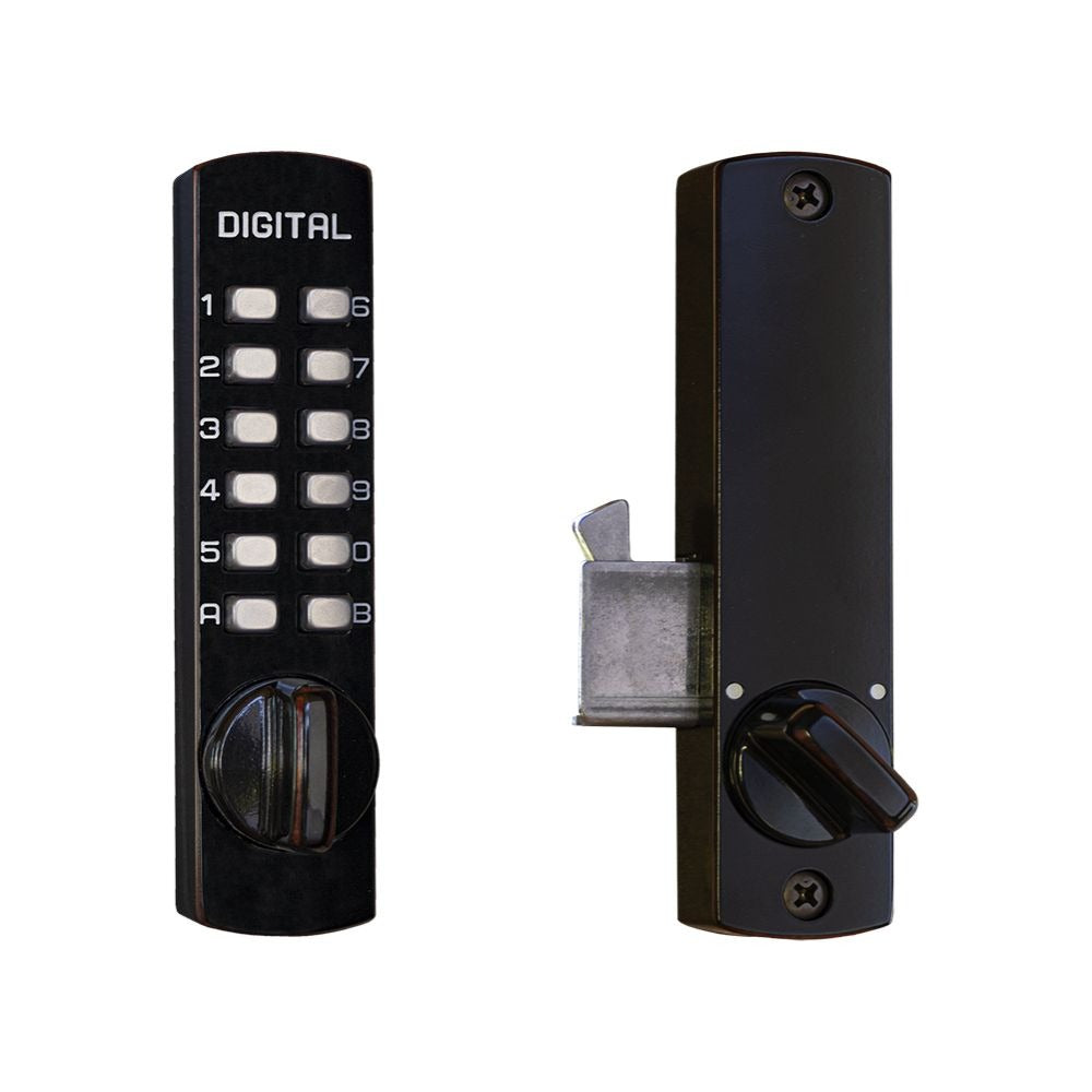 LOCKEY Lockey C150OIL Keyless Hook Bolt Lock Oil Rubbed Bronze