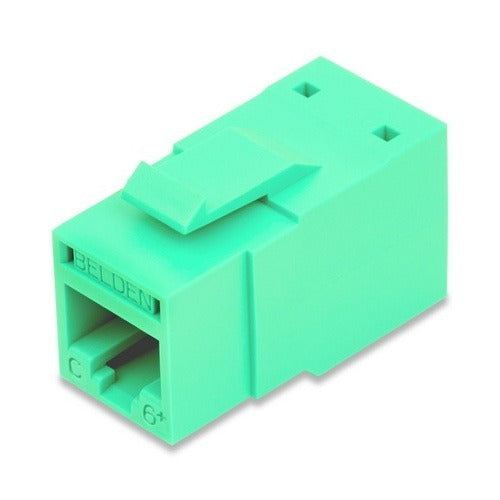 BELDEN Belden Inc. RV6MJKUTG-B24 Cat6 Keystone Jack Green