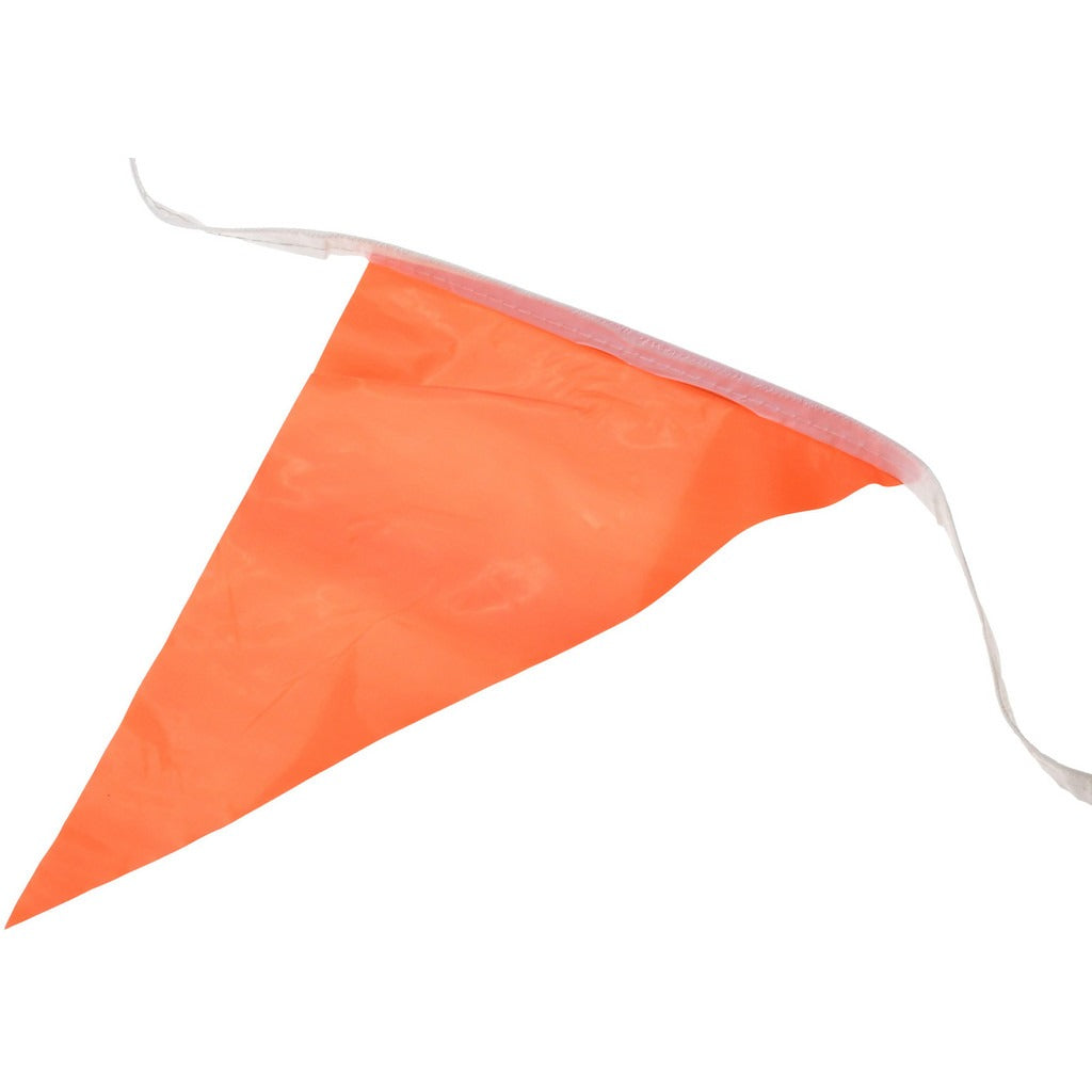 PRO-SAFE Pro-safe 03-402 Safety Pennant Flag 100 Ft Orange Vinyl