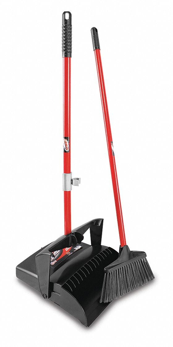 LIBMAN Libman 919 10 in. Wide Stiff Recycled Plastic Broom With Dustpan (Case of 22)