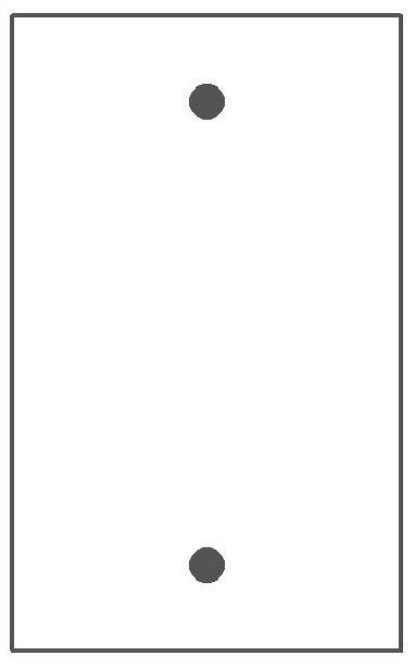 MULBERRY METAL PRODUCTS Mulberry 93151 Standard Blank Wallplate (4-1/2 in H x 2-3/4 in W / 1 Gang)