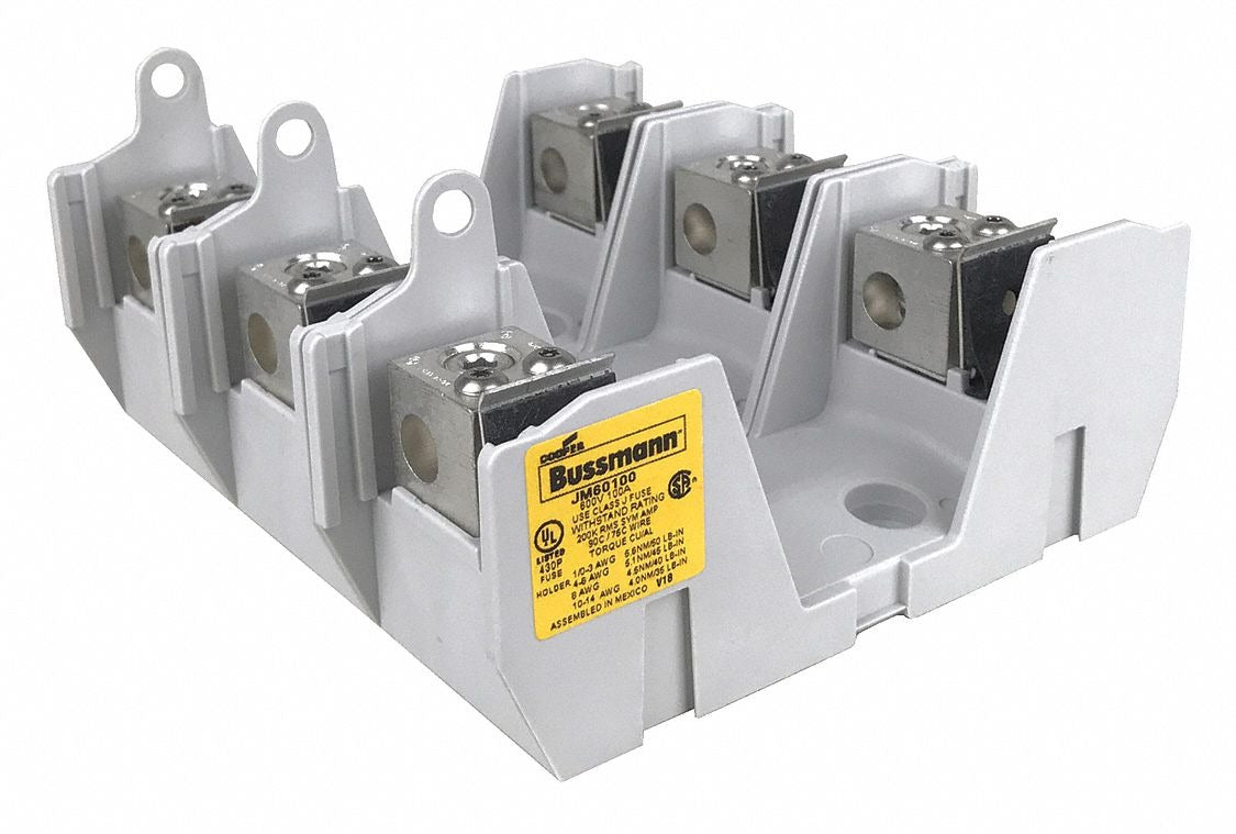 EATON BUSSMANN Eaton Bussmann JM60100-3CR Fuse Block Industrial 100A (3 Pole)