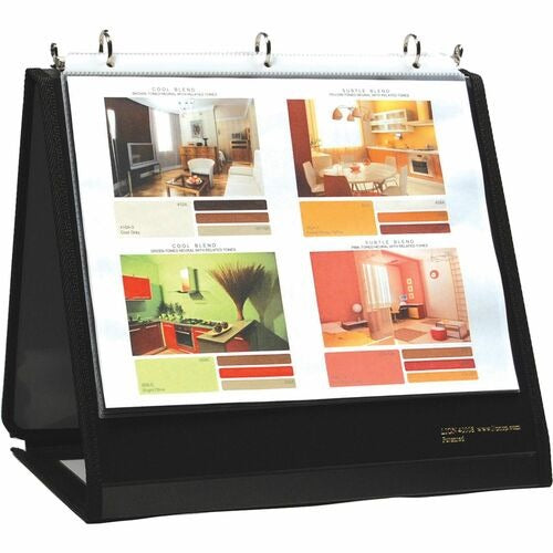 LION Lion LIO40009BK Horizontal Easel Binder 1.5 Inch Black
