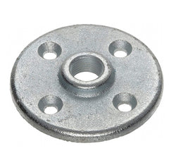 B&K 521-603HN Floor Flange 1/2 in Malleable Iron 150 lb