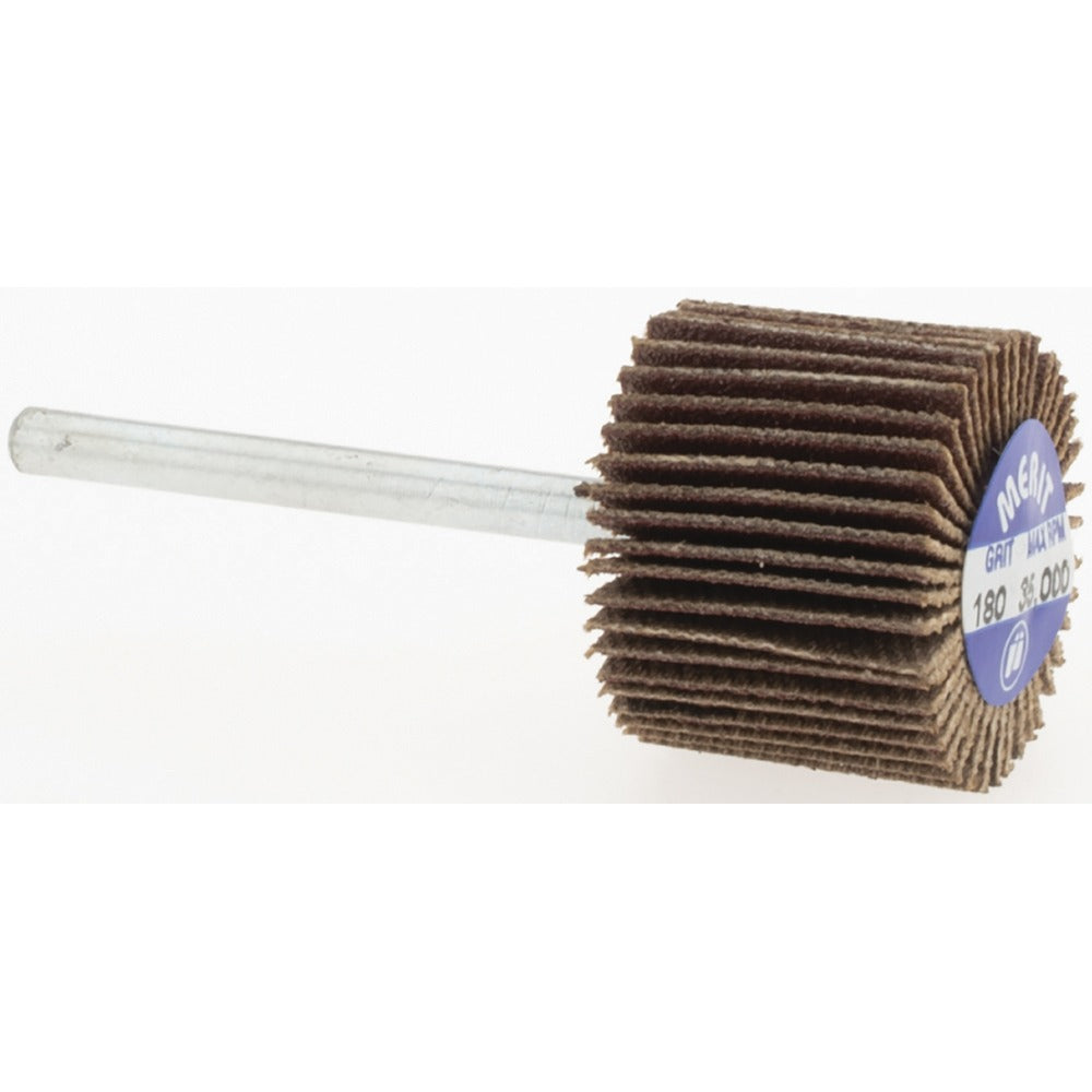 MERIT Merit Abrasives 08834137583 Mounted Flap Wheel 180 Grit