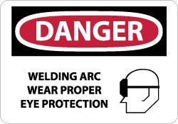 ACCUFORMNMC Accuformnmc D630RB Welding Arc Eye Protection Sign