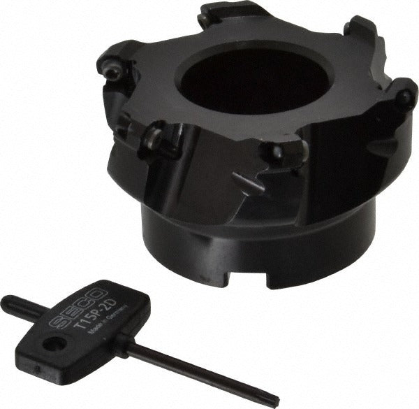 SECO TOOLS Seco 00086840 Indexable Face Mill 3.15 in 6 Insert R220.43