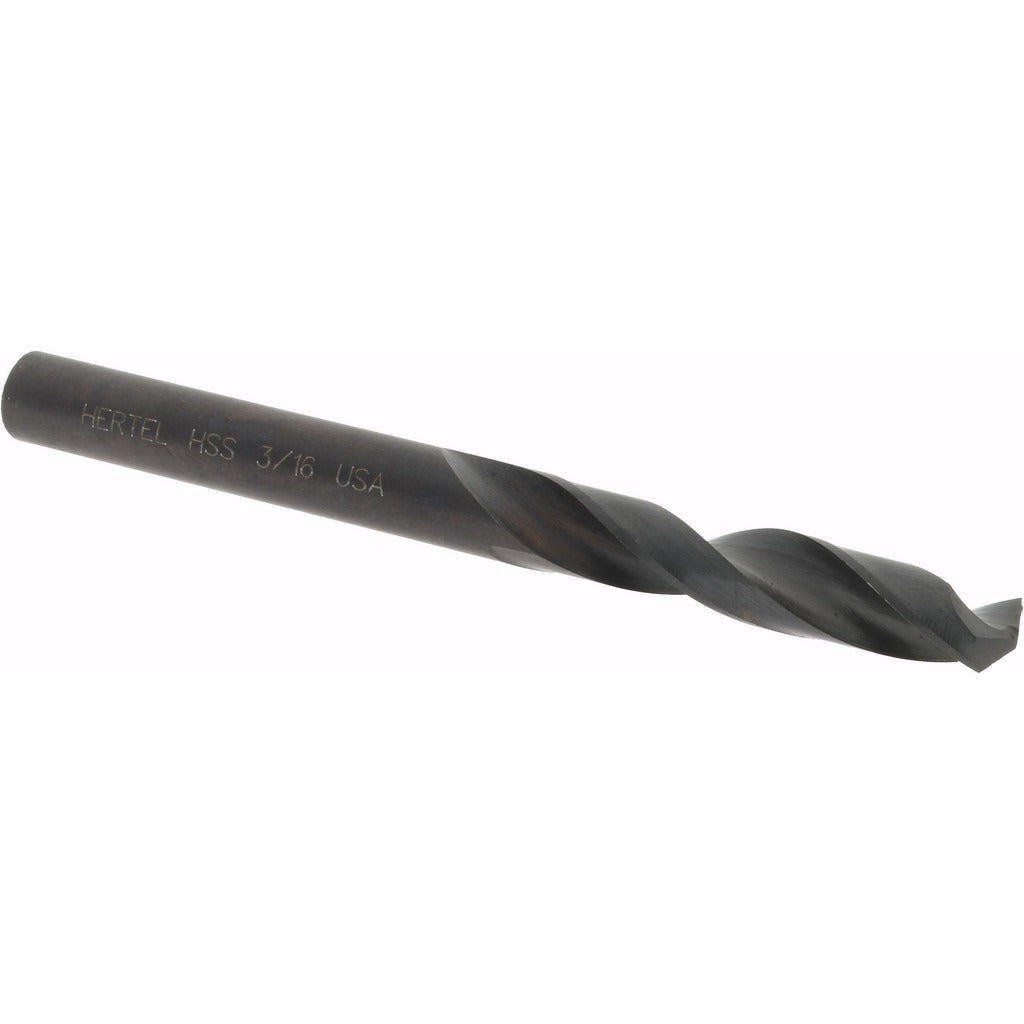 HERTEL Hertel 2385888 Screw Machine Drill Bit 3/16 in Hss