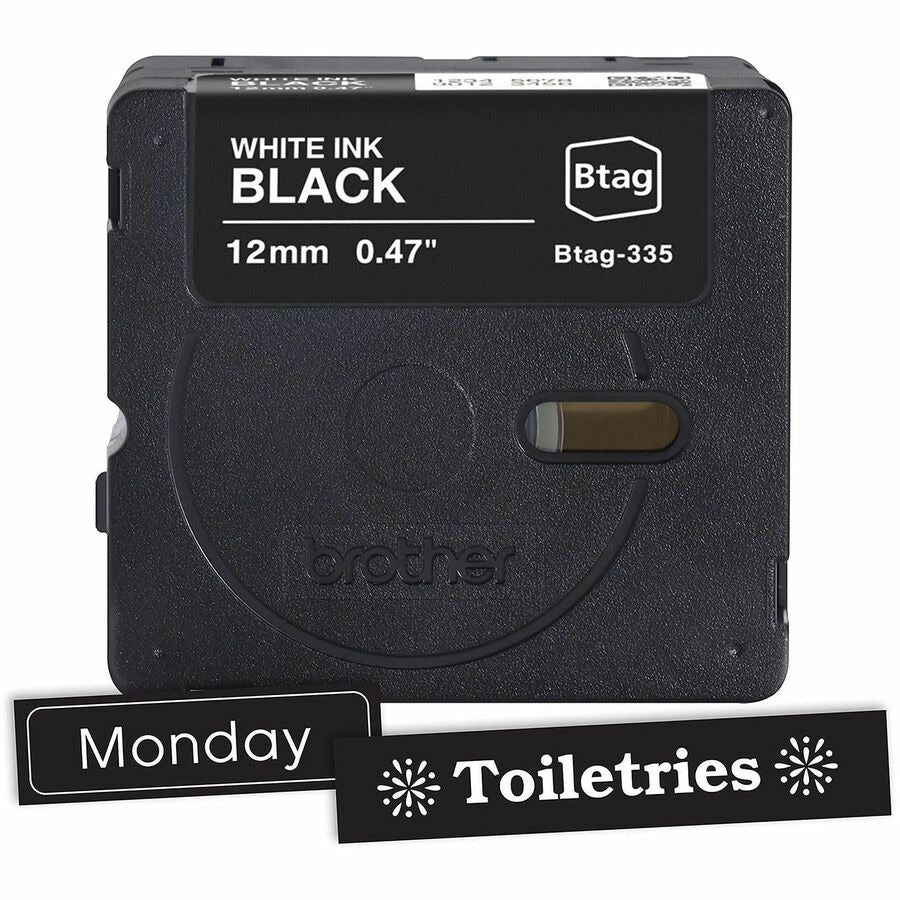 BROTHER Brother BRTBTAG335 P-touch BTAG-335 label tape 12 mm x 4 m (BRTBTAG335)