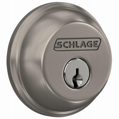 SCHLAGE Schlage Lock Co B60N619 Single Cylinder Deadbolt Grade 1