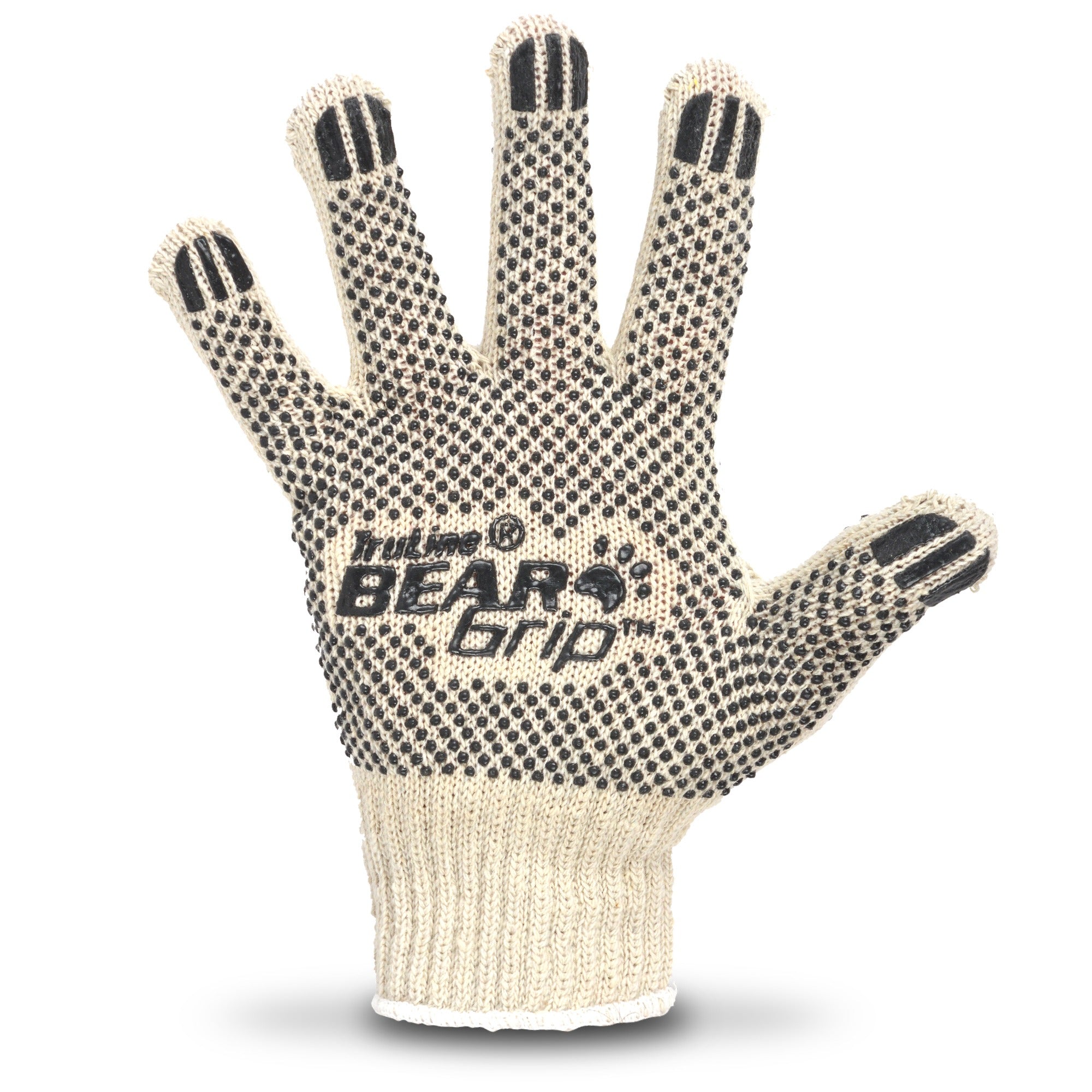 TRULINE Truline A114904 Knitwit 7-Gauge String Gloves Double Dot Size XL