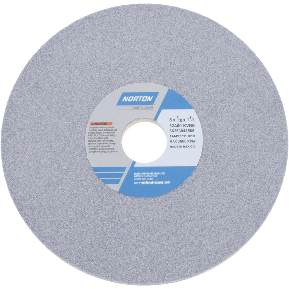 NORTON Norton 66253043565 Surface Grinding Wheel 8in 60 Grit