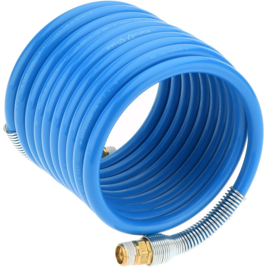 PRO-SOURCE Pro-source 5530038312PRO Coiled Air Hose 3/8 in 12 Ft