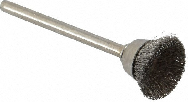 WEILER Weiler 98435 Cup Brush 5/8 in Stainless Steel Crimped 37000 Rpm