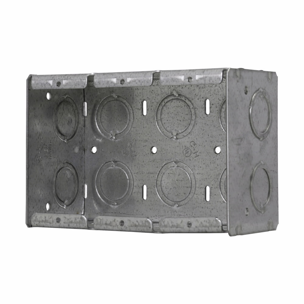 Crouse-Hinds TP685 4-Gang Masonry Box 7-3/8 x 2-1/2 x 3-3/4