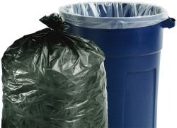 ABILITYONE Abilityone 8105015346826 Trash Bags 55 Gal 2 Mil Black 65CT