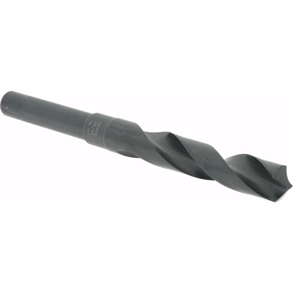 HERTEL Hertel 02387694 Reduced Shank Drill Bit 39/64 in Hss