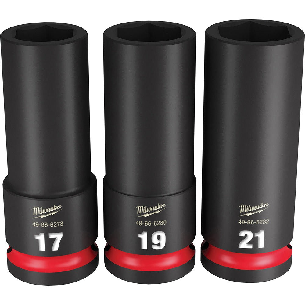 MILWAUKEE Milwaukee Tool 49-66-7025 Metric Deep Socket Set