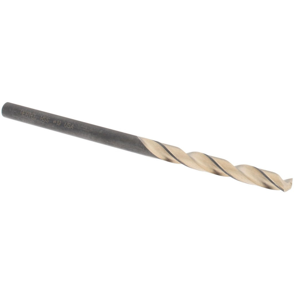 HERTEL Hertel H95006118 Jobber Drill No. 19 0.1660 in Hss