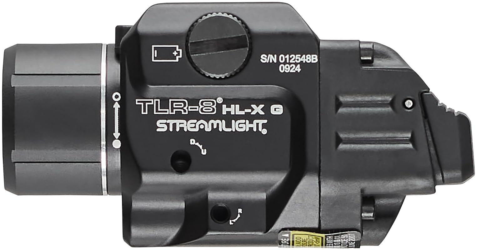STREAMLIGHT Streamlight 69475 TLR-8 HL-X G 1000 Lumen Rechargeable Rail-Mounted Weapon Light (SL-B9)
