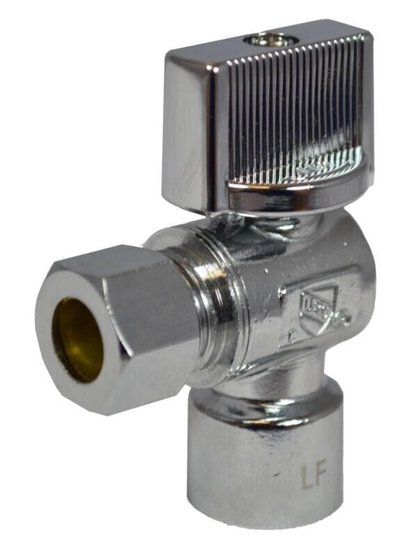 HYDRAPRO Hydrapro H49016 Quarter Turn Angle Supply Stop 1/2 x 3/8 OD
