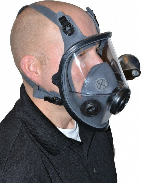 NORTH SAFETY North 54001S Full Face Respirator Small Elastomer