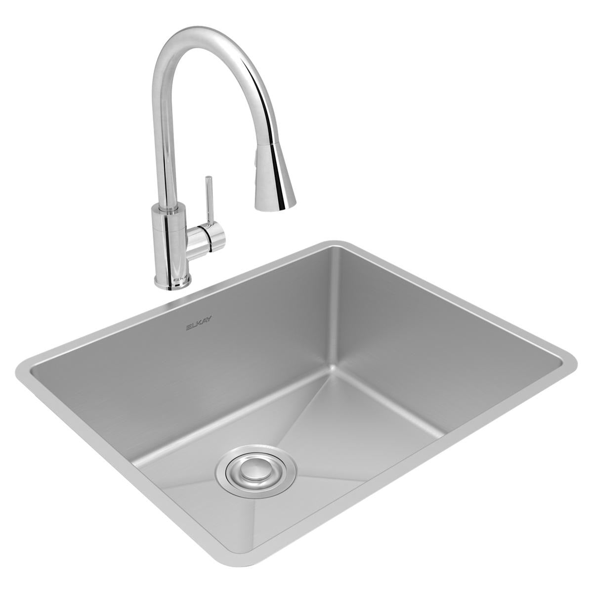 ELKAY Elkay ECTRU21179TFCC Undermount Sink Faucet Kit