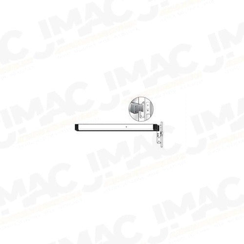 ADAMS RITE Adams Rite 8633C36 Exit Device Black 36 Inches