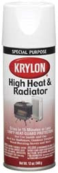KRYLON Krylon K01505777 High-heat Spray Paint Flat White 12 Oz