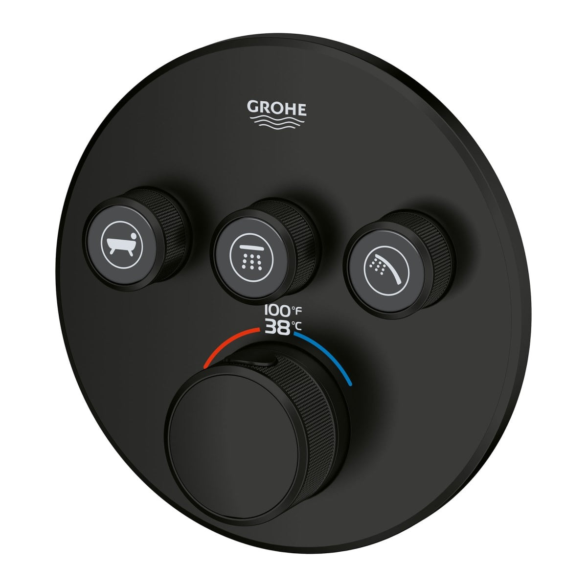 GROHE Grohe 291382430 Thermostatic Valve Trim (Triple Function)