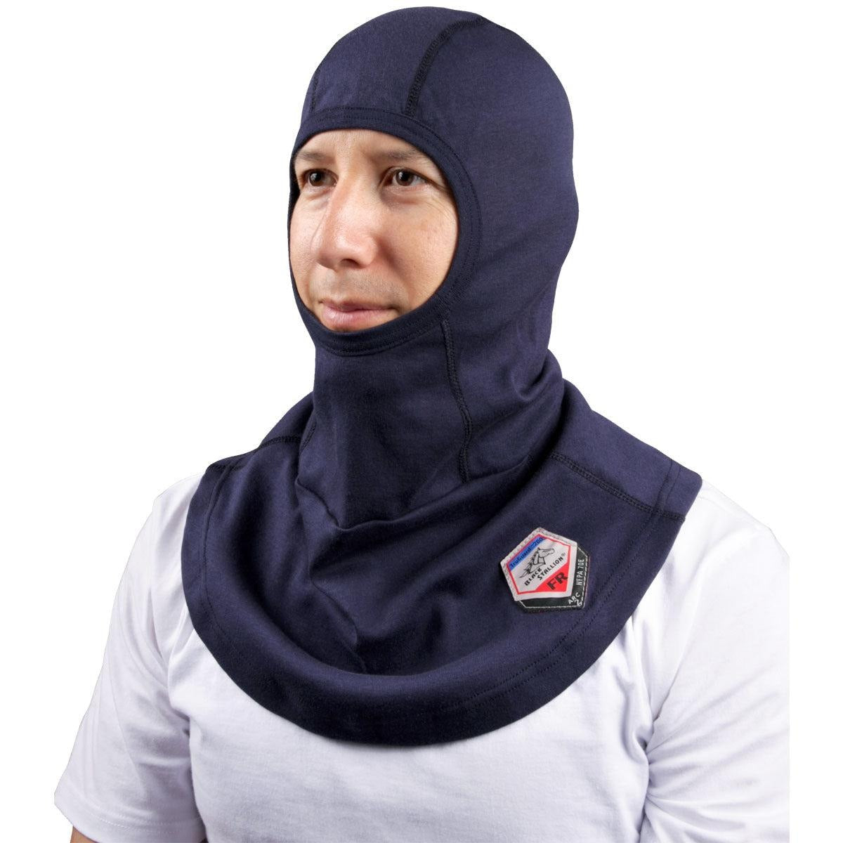 BLACK STALLION Black Stallion AH1520-NV Arc-Rated Flame-Resistant Cotton Balaclava One Size