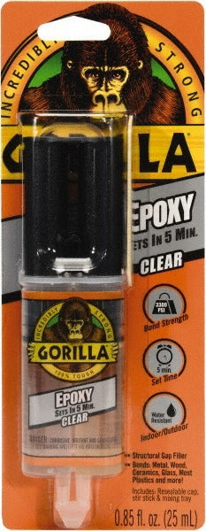 GORILLA GLUE Gorilla Glue 4200101 Two-part Epoxy Adhesive 0.85 Oz