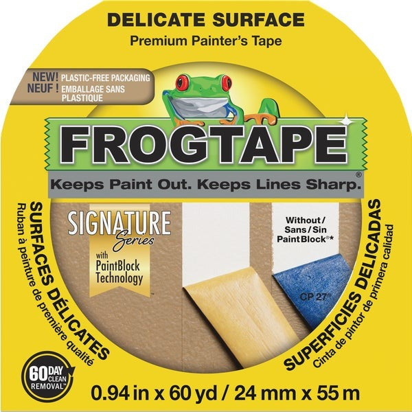 SHURTAPE Shurtape 243165 FrogTape Delicate Surface Painter's Tape (1.88 in x 60 yd / 1 pk)